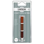 Liberon 3 Part Touch-Up Pen - Mahogany