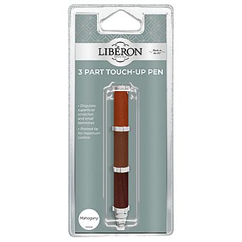 Liberon 3 Part Touch-Up Pen - Mahogany