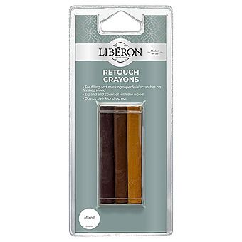 Liberon Retouch Crayons - Mixed