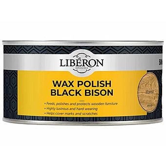 Liberon Black Bison Wax Polish Walnut 500ml
