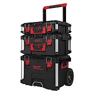 Milwaukee PACKOUT 3 Piece Trolley Tool Box Storage System Set | 4932464244