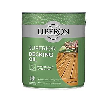 Liberon Decking Oil Medium Oak 5 Litres