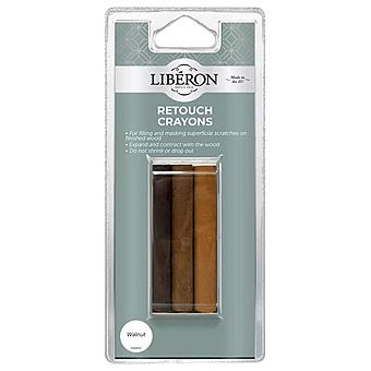Liberon Retouch Crayons - Walnut