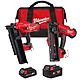 Milwaukee M18 FPP2BE-522B FUEL 18V 1st &amp; 2nd Fix Cordless Twin Nailer Power Pack 1 x 5.0Ah &amp; 1 x 2.0Ah Battery | 4933492429