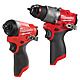 Milwaukee M12 FPP2A2-602X 12V FUEL Power Pack FPD2 Combi Drill &amp; FID2 Impact Driver 2 x 6.0Ah Batteries Twinpack | 4933480589