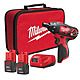 Milwaukee M12 SET1D-152B 12V 1/4&quot; Screwdriver 2 x 1.5Ah Batteries | 4933448797
