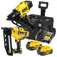 DeWalt DCK246P2T 18V XR DCN930 33° Framing Nailer & DCN660 Finish Nailer with 2x 5.0Ah Batteries