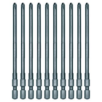 Makita 10 Pack of 127mm x 6mm PH2 Bits (Fits BFR440) P-43907