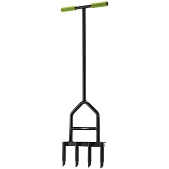 Draper 09973 Steel Lawn Aerator 4 Prong