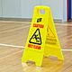 Caution Wet Floor / Cleaning In Progress A-Frame Warning Sign