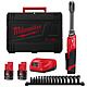 Milwaukee M12 FPTR-202X 12V FUEL 1/4&quot; &amp; 3/8&quot; Insider Ratchet Wrench &amp; 2 x 2.0Ah Batteries | 4933480755