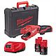 Milwaukee M12 PCSS-202C Raptor 12V Pipe Cutter 2 x 2.0Ah Batteries | 4933492052