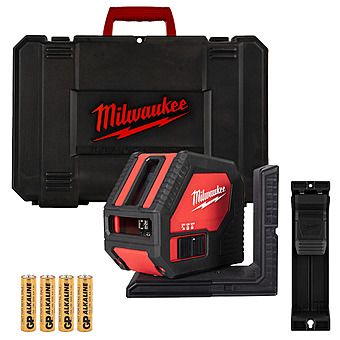 Milwaukee CLL-C Alkaline Green Cross Line Laser 30m | 4933478753