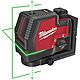 Milwaukee L4 CLLP-301C USB Cross Line Green Laser 30m with Plumb Points 1 x 3.0Ah Battery | 4933478244 