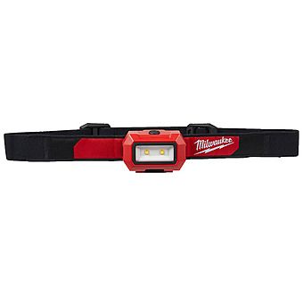 Milwaukee HL2-LED 350lm Headlamp Alkaline Slim Head Torch 3 x AAA | 4933471286