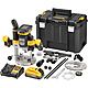 DeWalt DCW620H2 18V XR 12mm / 1/2&quot; Plunge Router with 2x 5.0Ah PowerStack Batteries