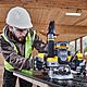 DeWalt DCW620H2 18V XR 12mm / 1/2&quot; Plunge Router with 2x 5.0Ah PowerStack Batteries