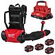 Milwaukee M18 F2BPB-124 18V FUEL Dual Battery Backpack Blower 4 x 12.0Ah High Output Batteries &amp; Six Bay Packout Charger | 4933493214