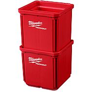 Milwaukee PACKOUT Nest Bin 10cm x 10cm Pack of 2 | 4932480698