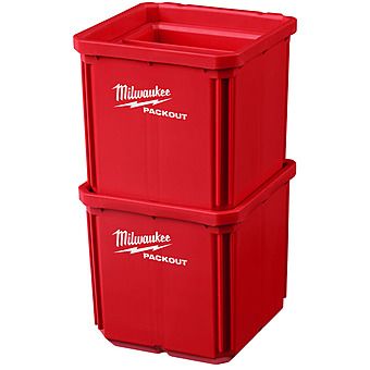 Milwaukee PACKOUT Nest Bin 10cm x 10cm Pack of 2 | 4932480698