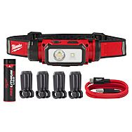 Milwaukee L4 HL2-301 USB Rechargeable Head lamp Torch 600lm 1 x 3.0Ah USB Battery | 4933479963