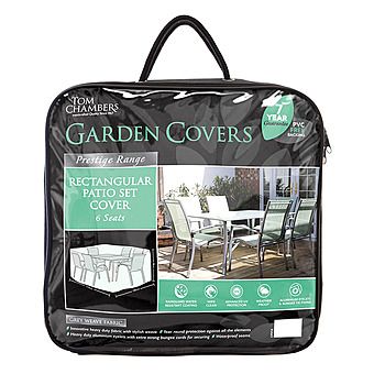Tom Chambers Prestige Rectangular Patio Furniture Cover - 6 Seat