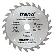Trend 160mm x 20mm x 24T Circular Saw Blade CSB/16024