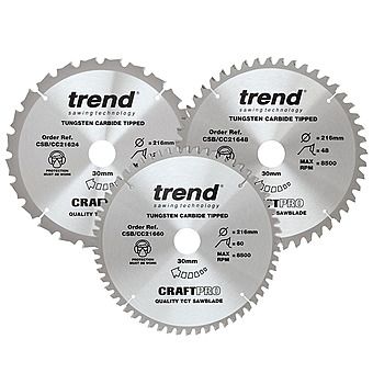Picture of Trend 216mm x 30mm Crosscut Circular Saw Blade CSB/CC216