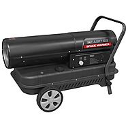 Sealey AB1758 175,000 BTU/hr Space Warmer Diesel Kerosene Paraffin Heater With Wheels 49L