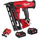 Milwaukee M18 FN16GA-502X 18V FUEL Angled Finish Nailer 1 x 5.0Ah &amp; 1 x 2.0Ah Battery