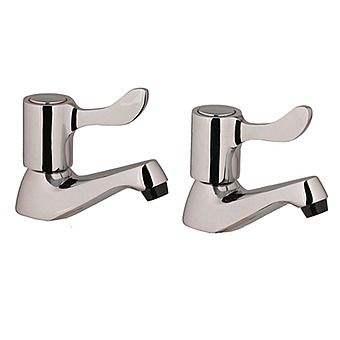 Pro Lever Basin Pillar Taps