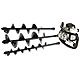 Draper 68294 Petrol 52cc Earth Auger With 3 x Bits