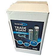 Bond-It Trade Pack of PU Expanding Foam inc. Gun, Cleaner & 5 Canisters