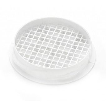 Round Soffit Vent White