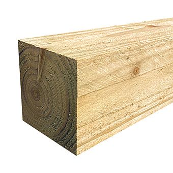 Picture of Square Timber Fence Post 4" x 4" 