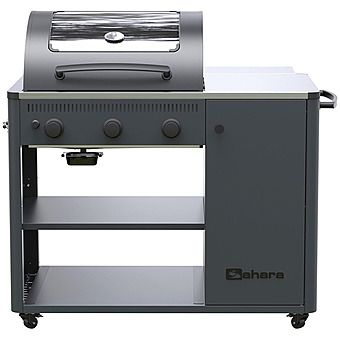 Sahara BBQs ARKE 3 Burner Gas Island Barbecue