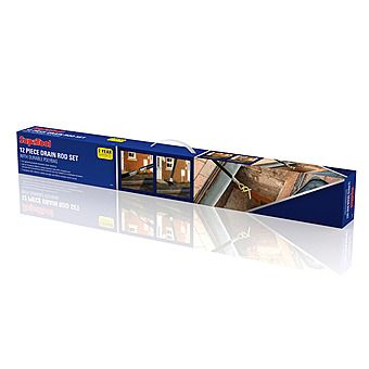 Supatool 12 Piece Drain Rod Set