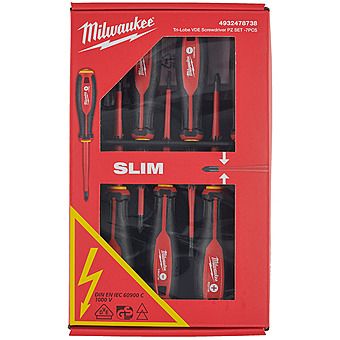 Milwaukee Tri-Lobe VDE Screwdriver Set 7pc 4932478738