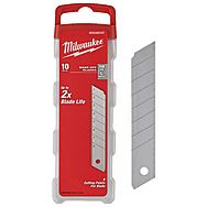 Milwaukee 18mm Snap Off Knife Blades 10 Pack | 4932480107