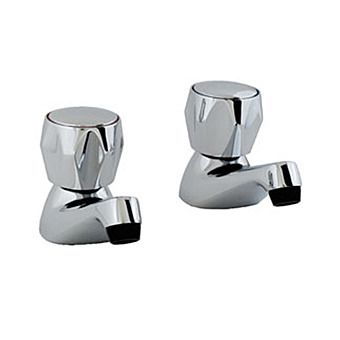 Contract 1/2 Inch Basin Taps Chrome Plated