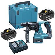 Makita DHR242RTJ 18V LXT Cordless Rotary Hammer Drill 24mm SDS+  2 x 5.0Ah