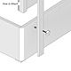 M8 Headboard Leg Bolts 2 Pack