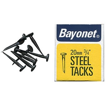 Bayonet 20mm Steel Tacks 50g Box