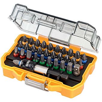 DeWalt DT71562 32 Piece Colour Coded Screwdriver Bit Set