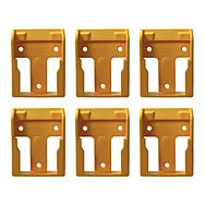 Stealthmounts DeWalt 18V and 54V Battery Mount Holder 6 Pack | BM-DW20-YLW-6