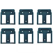 Stealthmounts Makita 18V Battery Mount Holder 6 Pack | BM-MK18-BLU-6