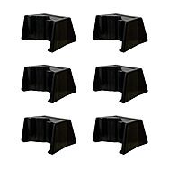 Stealthmounts Milwaukee M12 12V Battery Mount Holder 6 Pack | BM-MW12-BLK-6