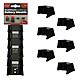 Stealthmounts Milwaukee M12 12V Battery Mount Holder 6 Pack | BM-MW12-BLK-6