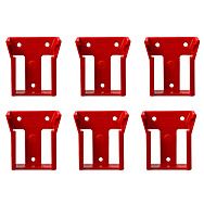 Stealthmounts Milwaukee M18 18V Battery Mount Holder 6 Pack | BM-MW18-RED-6
