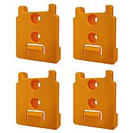 Stealthmounts DeWalt 18V and 54V Tool Mount Holder 4 Pack | TM-DW18-YLW-4